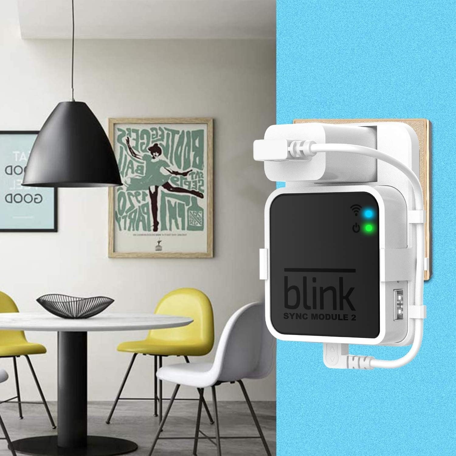Durable Outlet Mount for Blink Sync Module 2 - Flexible and Portable Solution