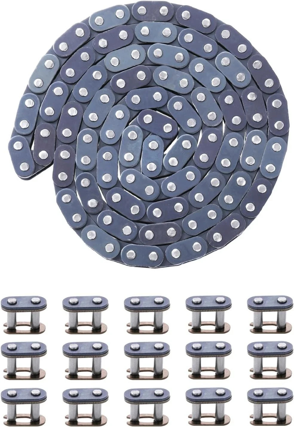Heavy Duty T8F Drive Chain 134 Links for 49cc 50cc 2-Stroke GB Syx Moto Holes