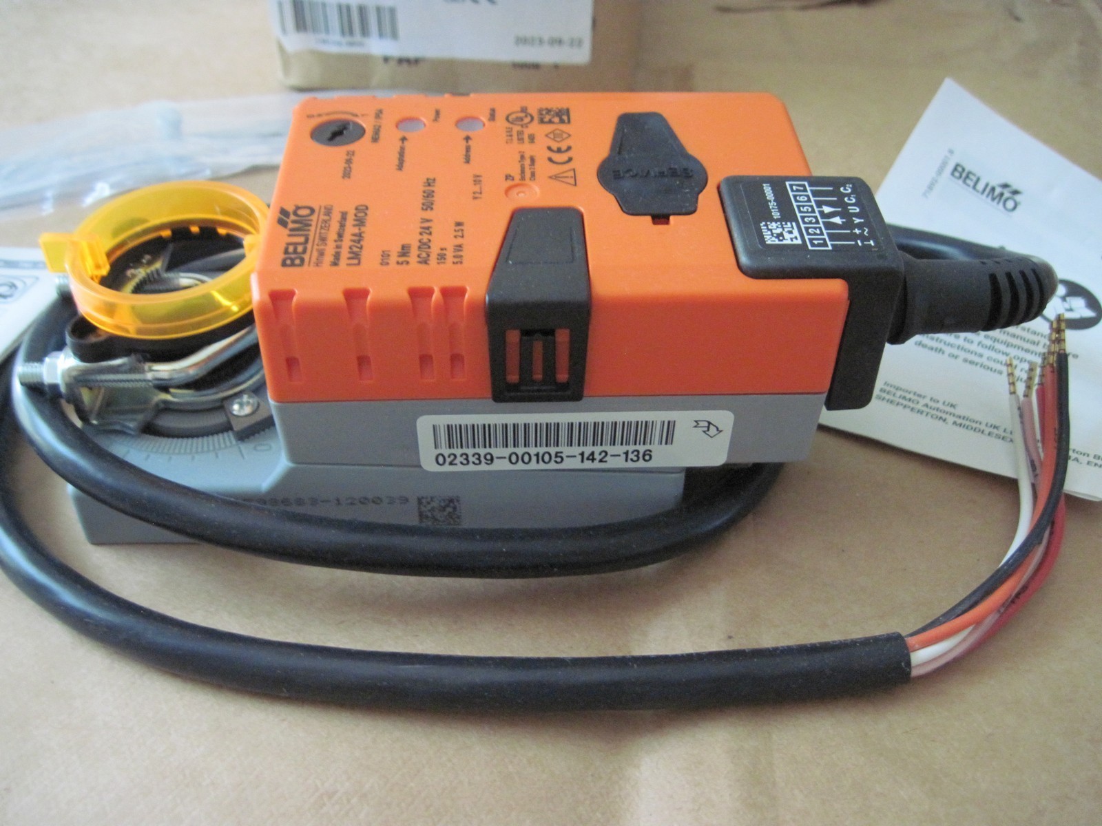 Belimo LM24A-MOD Damper Actuator, Non Fail-Safe (Non Spring Return), 24V AC/DC