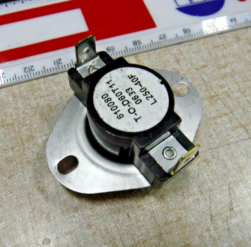Emerson Thermodisc T-O-D60T11, L250-40F Temperature Switch (Lot of 5) "NEW"