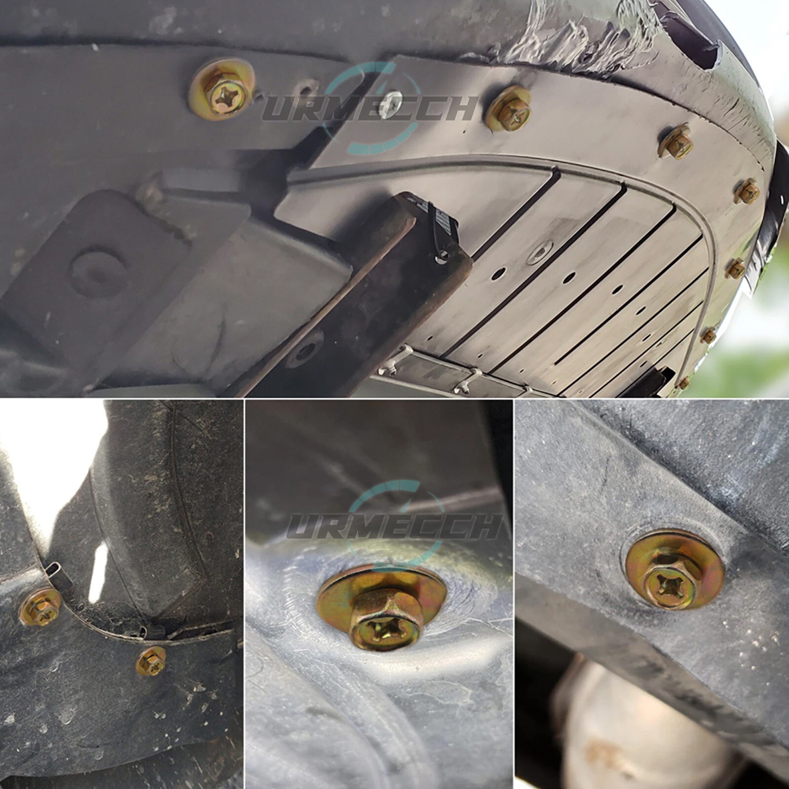 For Hyundai Bolts Body & U-nut Clips - M6 Engine Under Cover Splash Shield Guard
