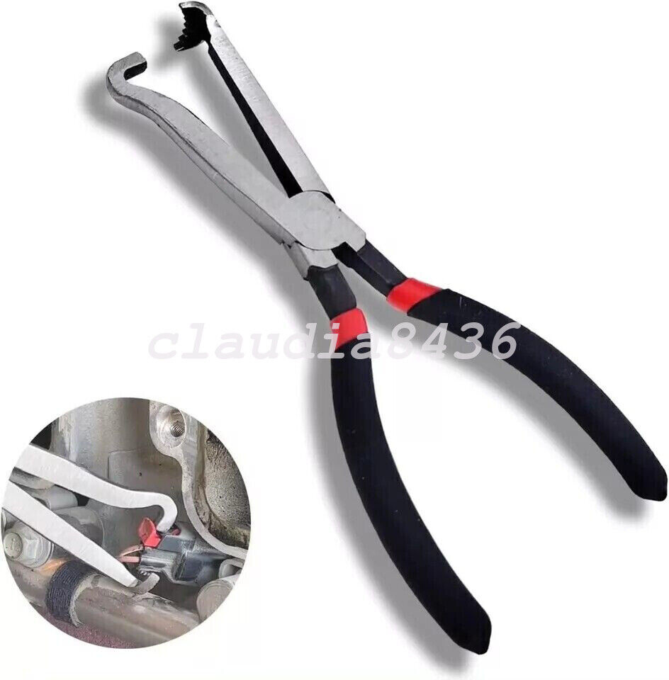 8Inch Electrical Disconnect Pliers Fuel Line Clip Spark Plug Removal Repair Tool