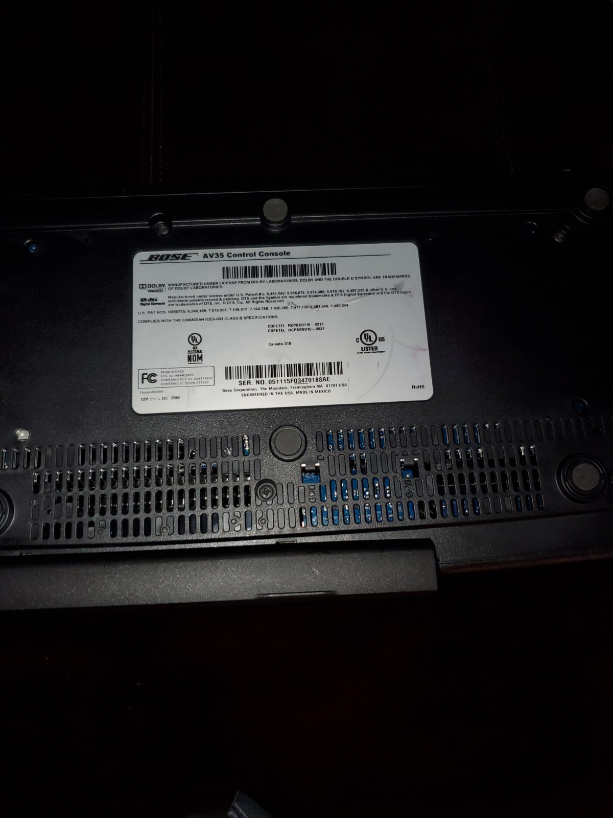 Bose Lifestyle 235 Home Theater System Working