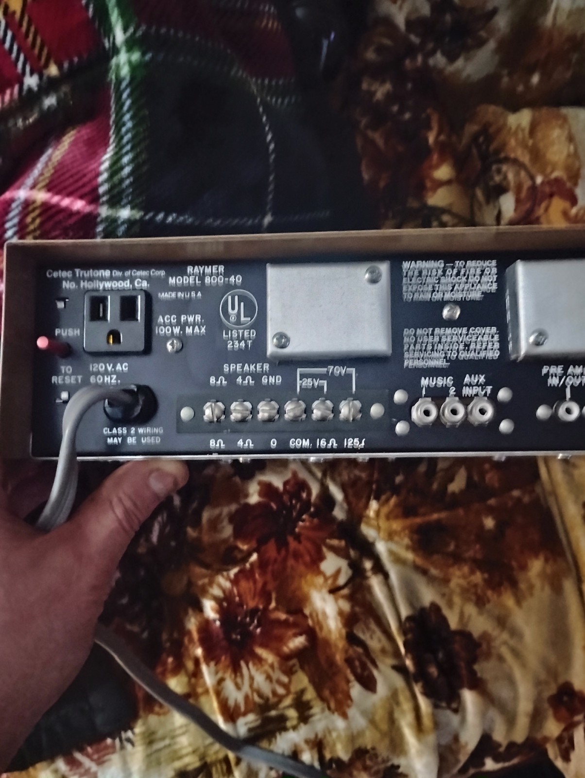 PA System