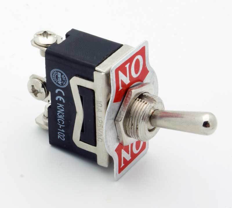 ON/ON SPDT 3P TOGGLE SWITCH SCREW TERM w/COVER CARBON-FIB 20A 125V #ST55/665014