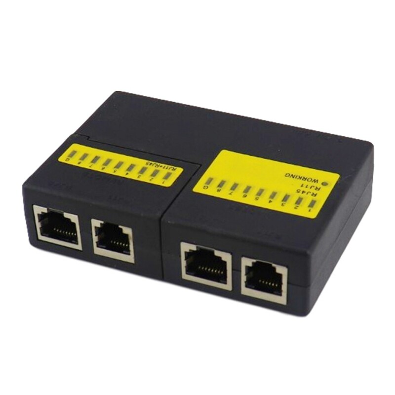 Mini Cable Tester LAN Cable Test Tools Networking Tool RJ45 RJ11