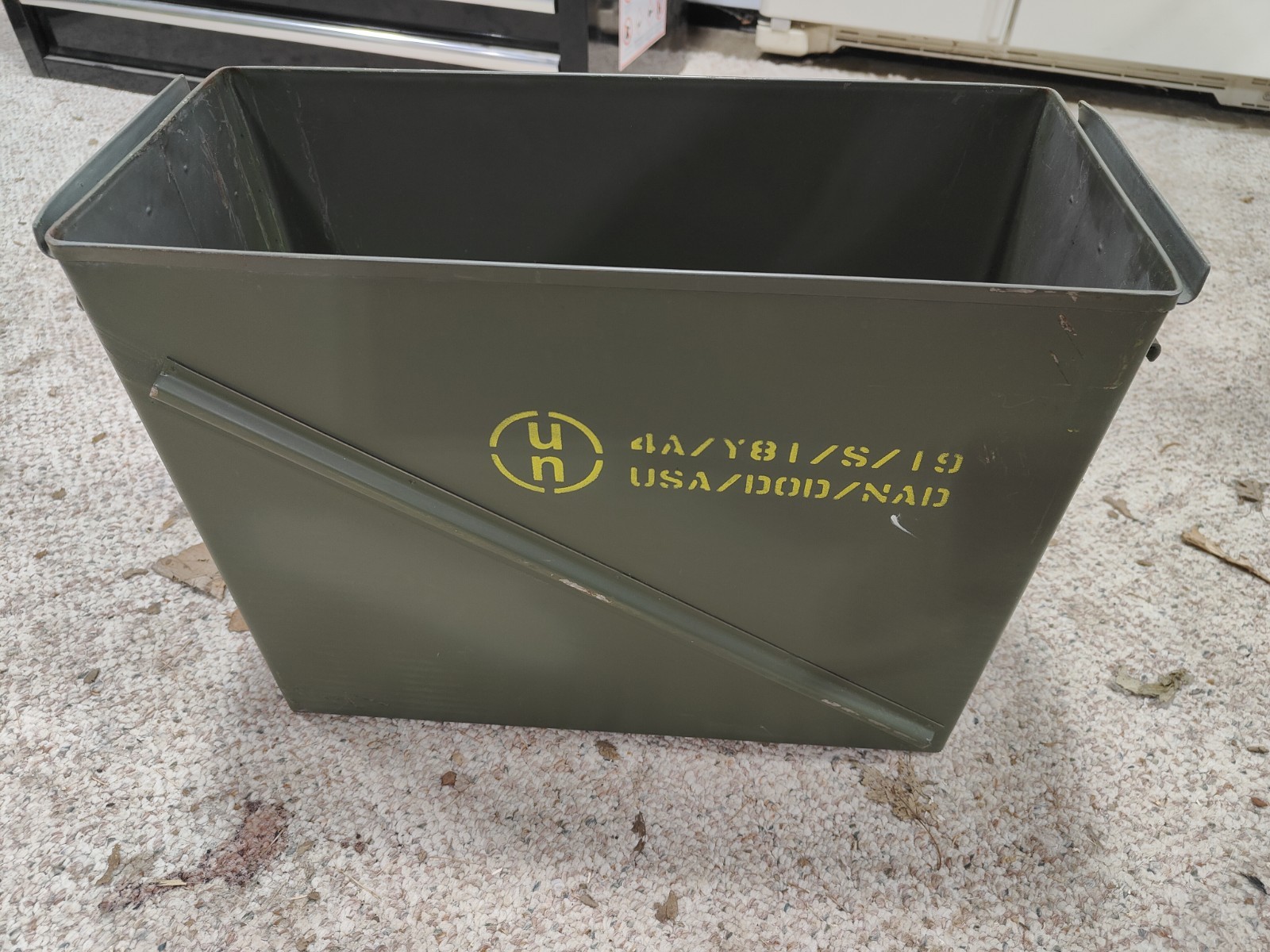Used M548 Ammo Box Without Lid