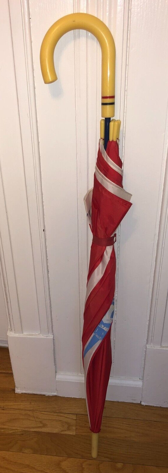 Large Patriotic Umbrella By Estee Lauder Independence Red, White, and Blue 37"L