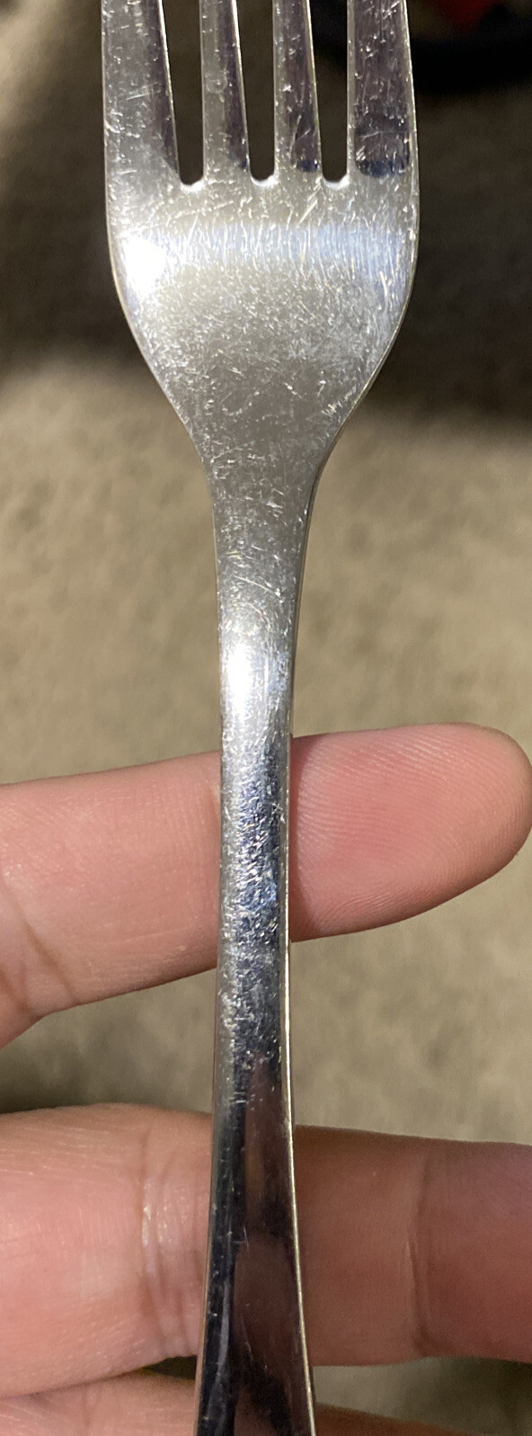 Disney MICKEY MOUSE Stainless Pierced 18/8 Glossy Silverware Flatware Fork