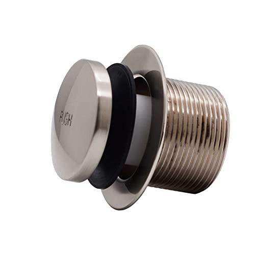 Westbrass A593244-07 14" x 1-1/2" White Tubular Bathtub 1 Pack, Satin Nickel