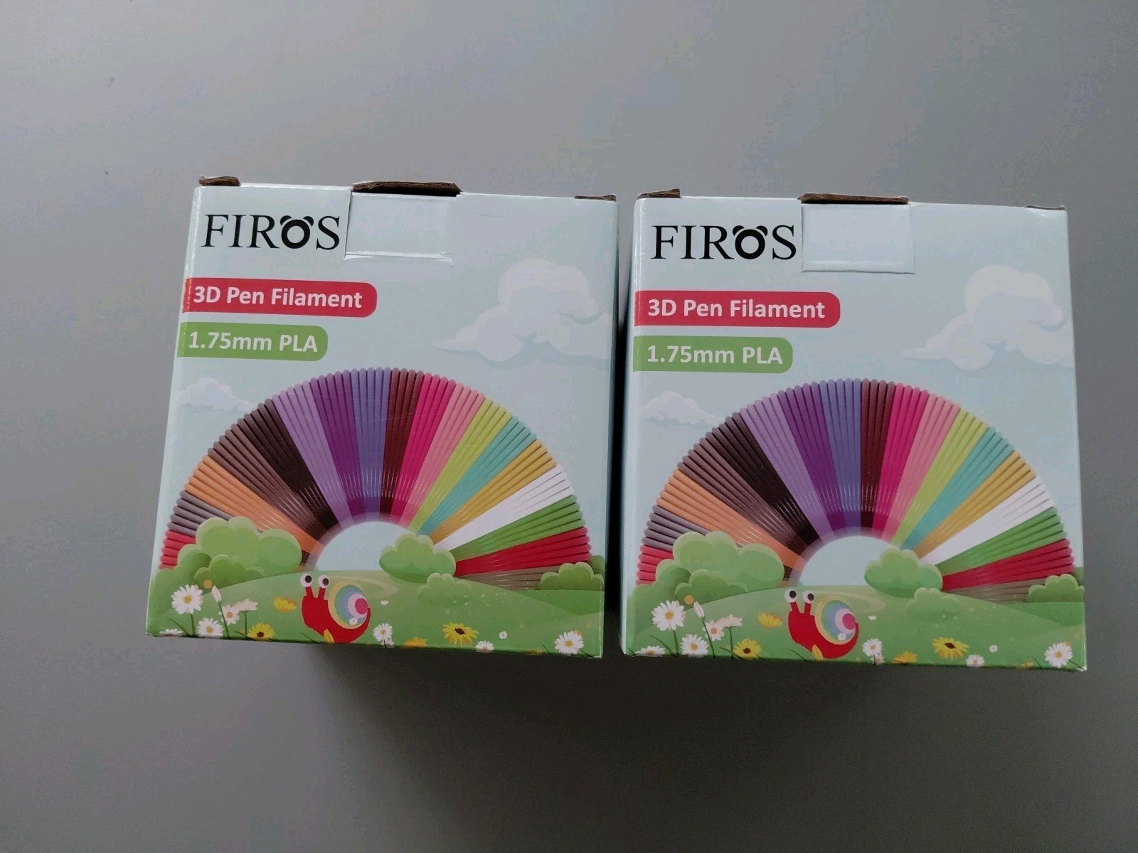 FIROS 3D Pen Filament Refills, 12 Colors 3D Pen PLA Filament, Each Color 9.84 Ft