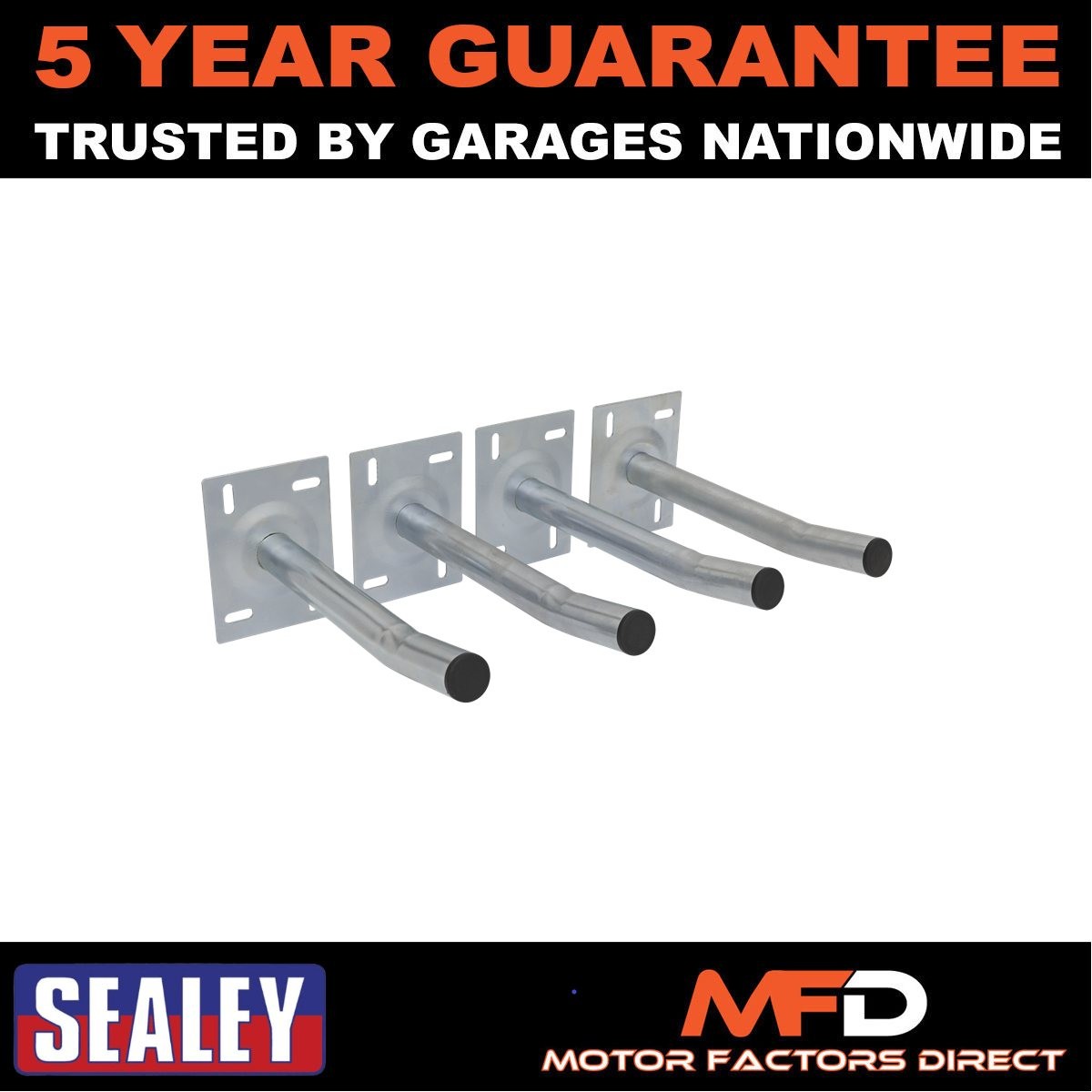 Sealey Wall Mounting Storage Hooks Set of 4 APWH