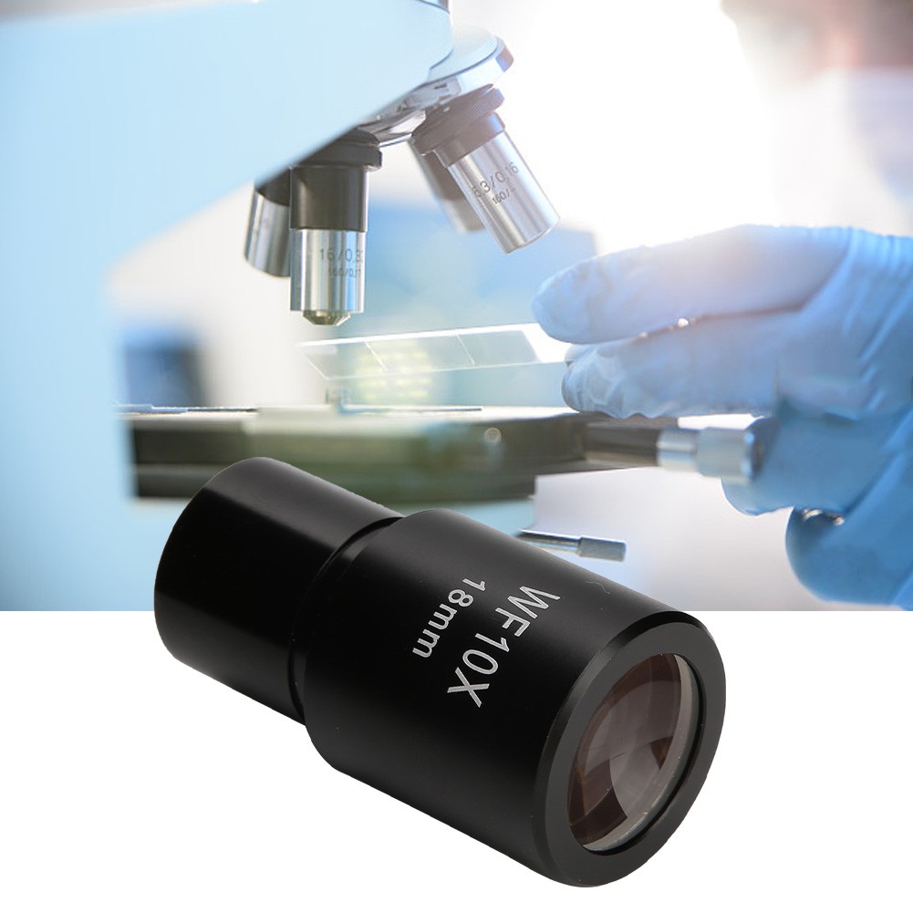 High-Quality WF10X Eyepiece Lens With Scale For Microscope NEW↑