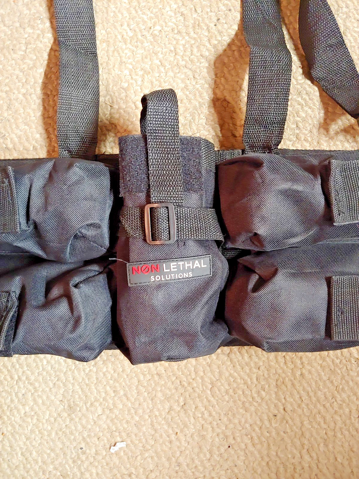 Non Lethal Solutions 5 Pocket Paintball Harness Pod Pack Adjustable Vest
