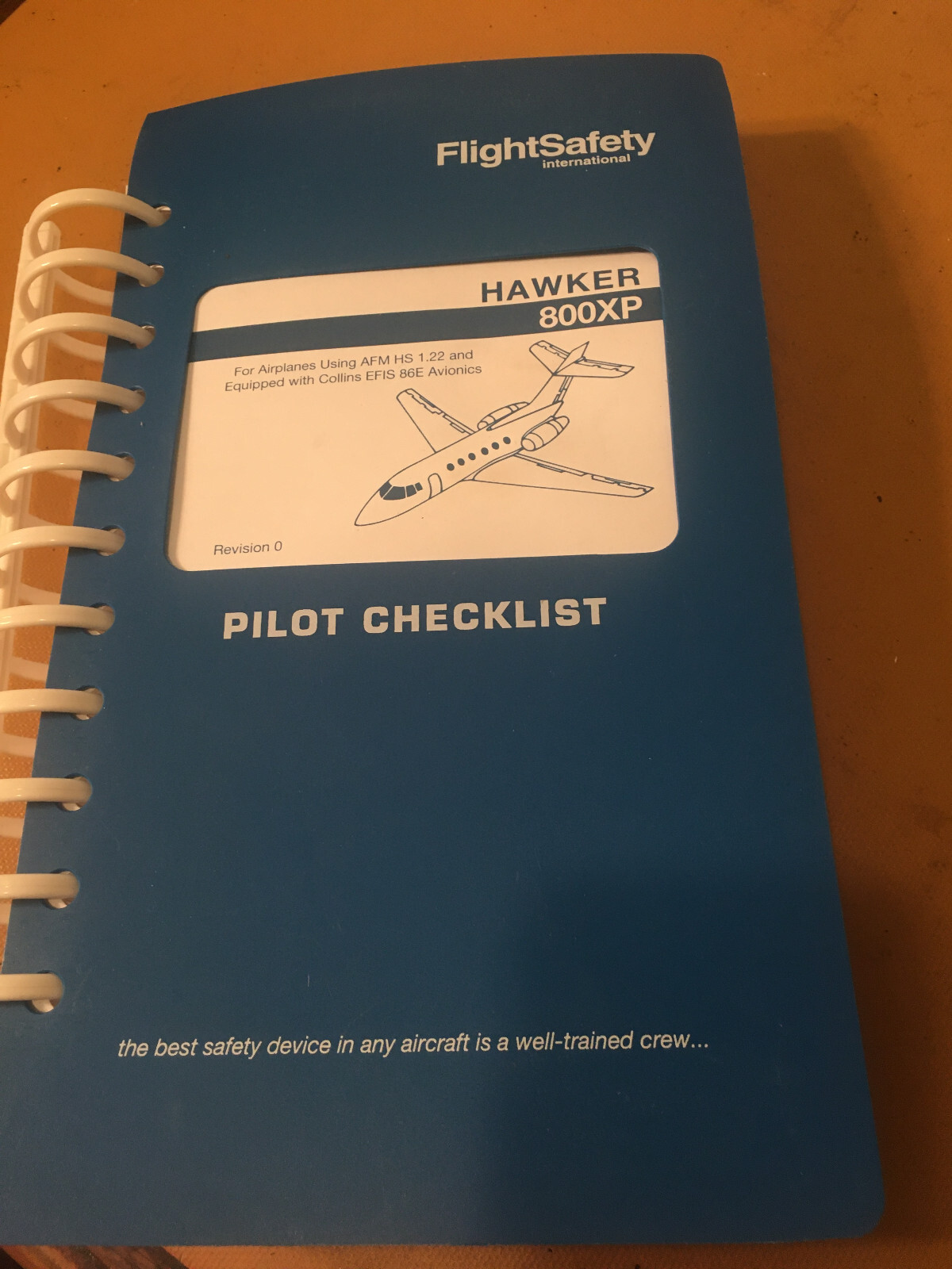 FlightSafety Hawker 800XP with Collins EFIS 86e Pilot Checklist