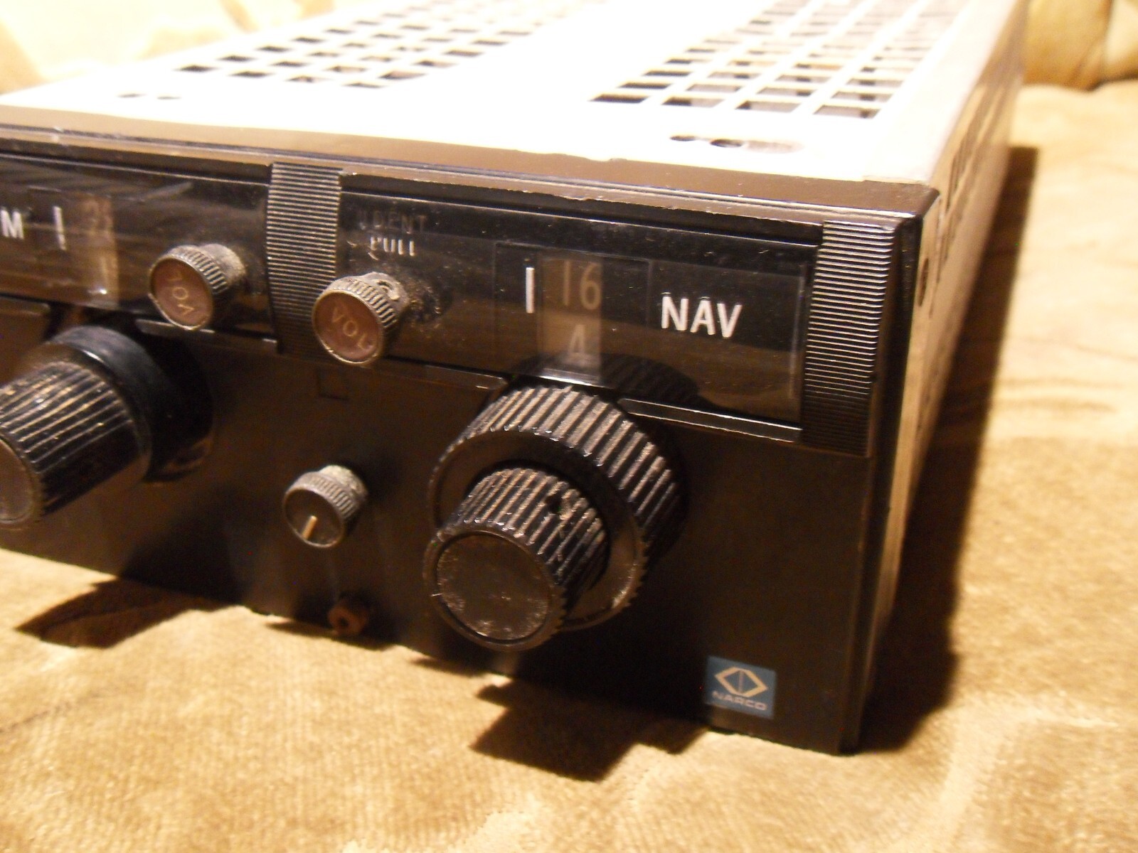 Narco Avionics MK12B Aircraft Nav/Com Untested AS PICTURED