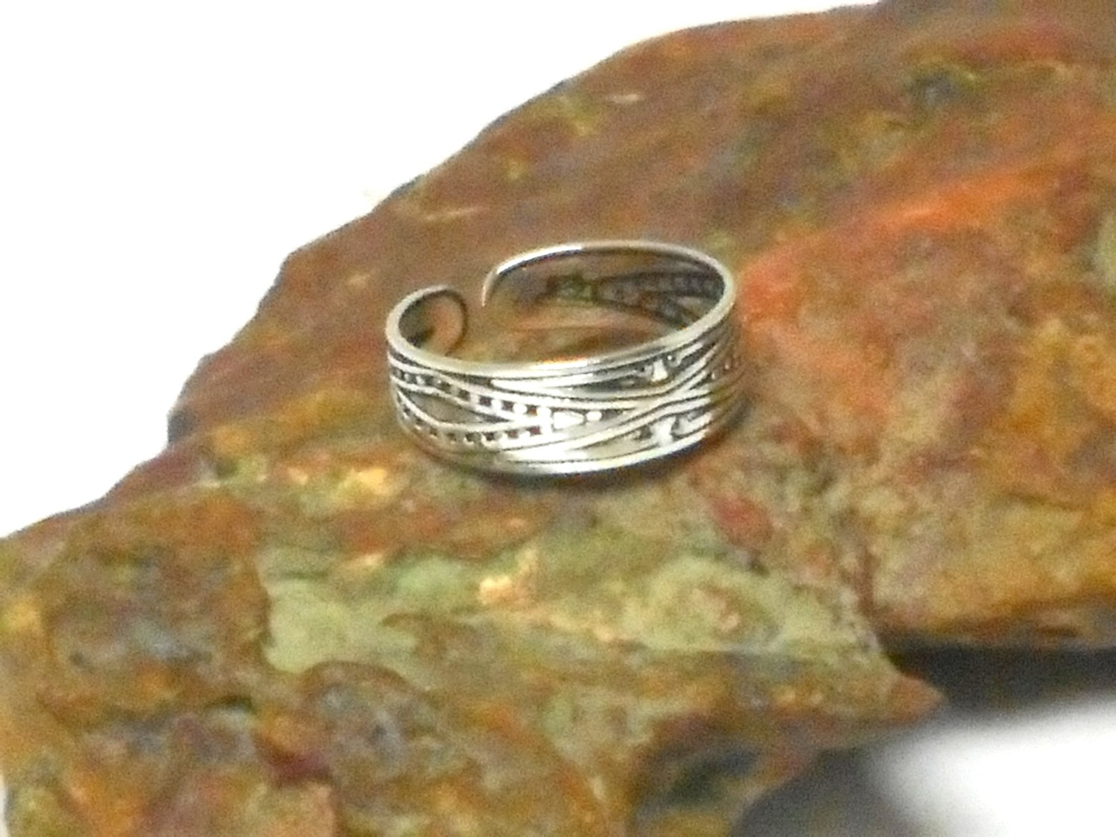Adjustable TOE RING Sterling Silver 925 - Gift Boxed!