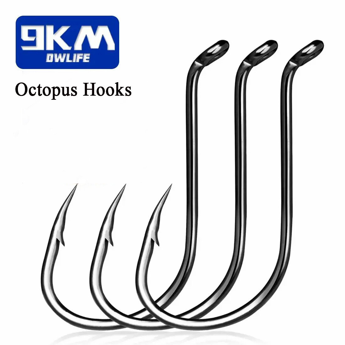 100~250Pcs Octopus Fishing Hooks Kit Sea Carp Fishing Lures Barbed Hooks Tackle