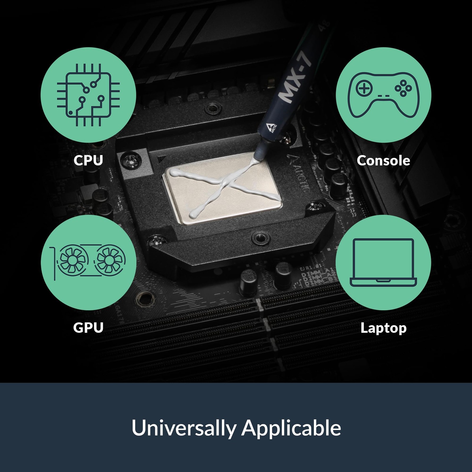 ARCTIC MX-7 (2 g) - Ultimate Performance Thermal Paste, Long Durability
