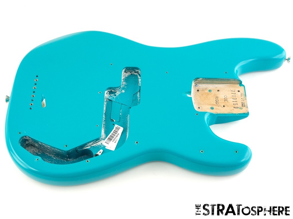 Fender American Professional II Precision P Bass V 5 String BODY, Miami Blue