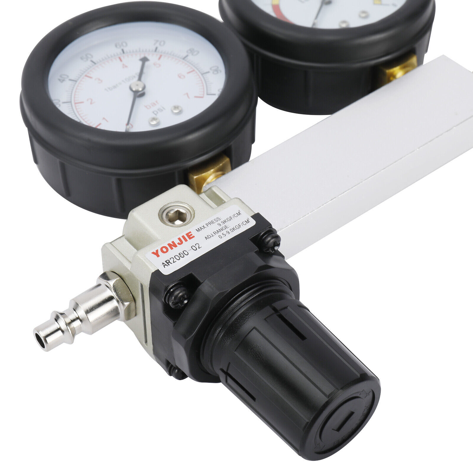 KUNTEC Cylinder Leak Down Tester Engine Compression Diagnostics Test Tool Kit