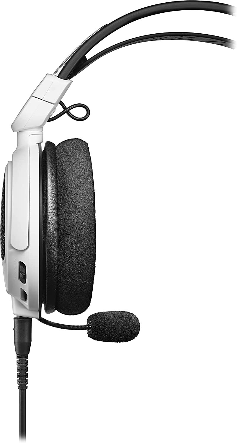 Audio-Technica Open-Back Wired Gaming Headset - White
