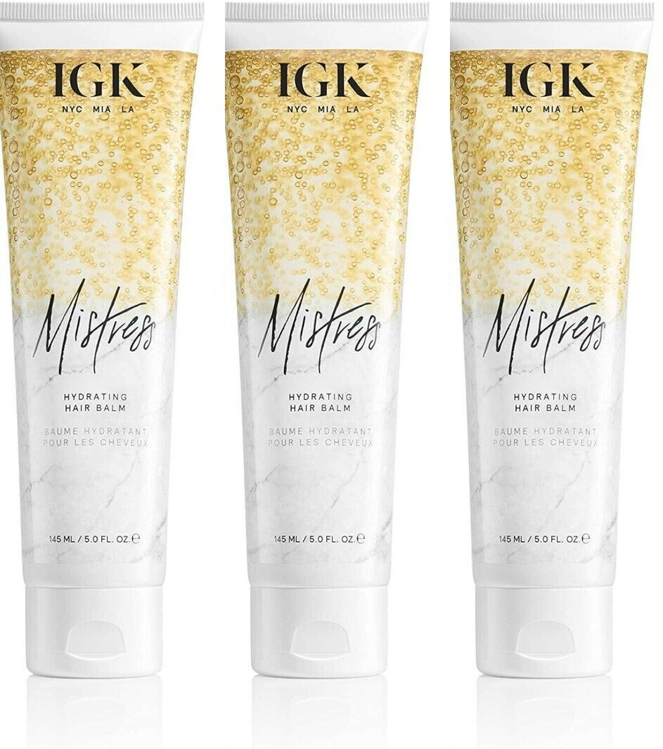 3 IGK Mistress Hydrating Hair Balm Anti Frizz  5 oz  (604)