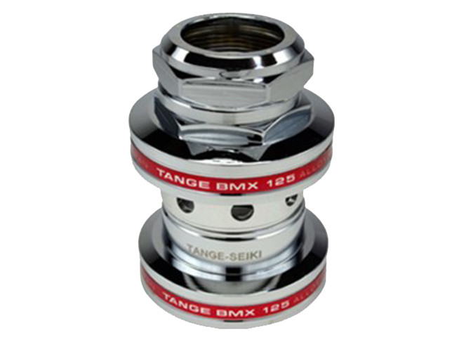 TANGE MX-125 BMX Chrome Threaded Headset Red