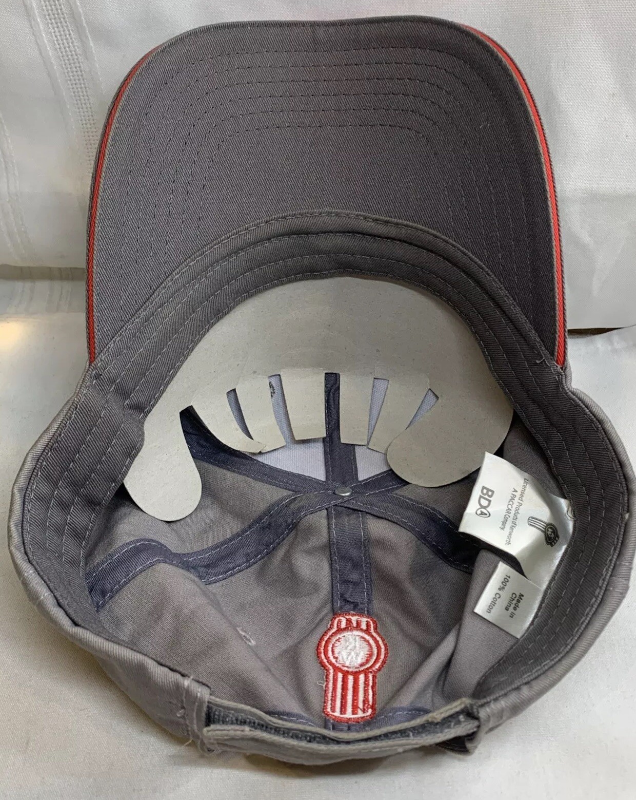 Kenworth Motors Trucks Since 1923 Gray Strapback Patch Hat Cap