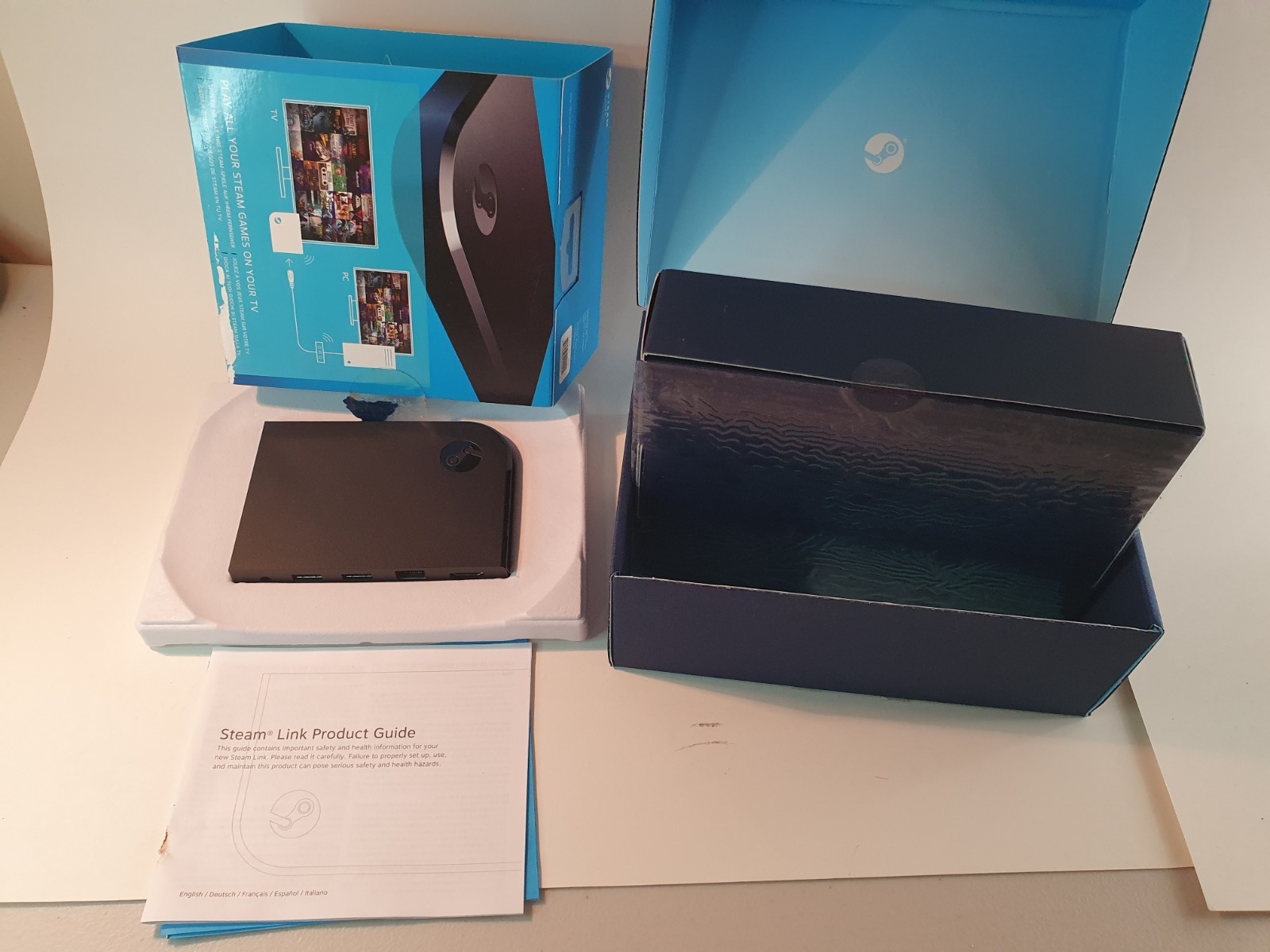 Steam Link HD Digital, Black - Never Used New Open Box