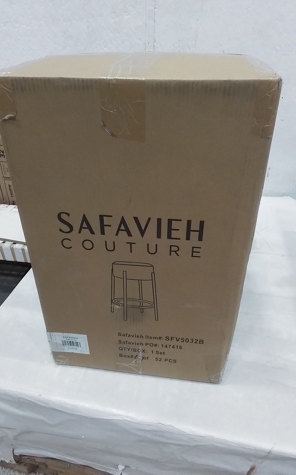 Safavieh PAISLEIGH METAL COUNTER STOOL, Reduced Price 2172769067 SFV5032B