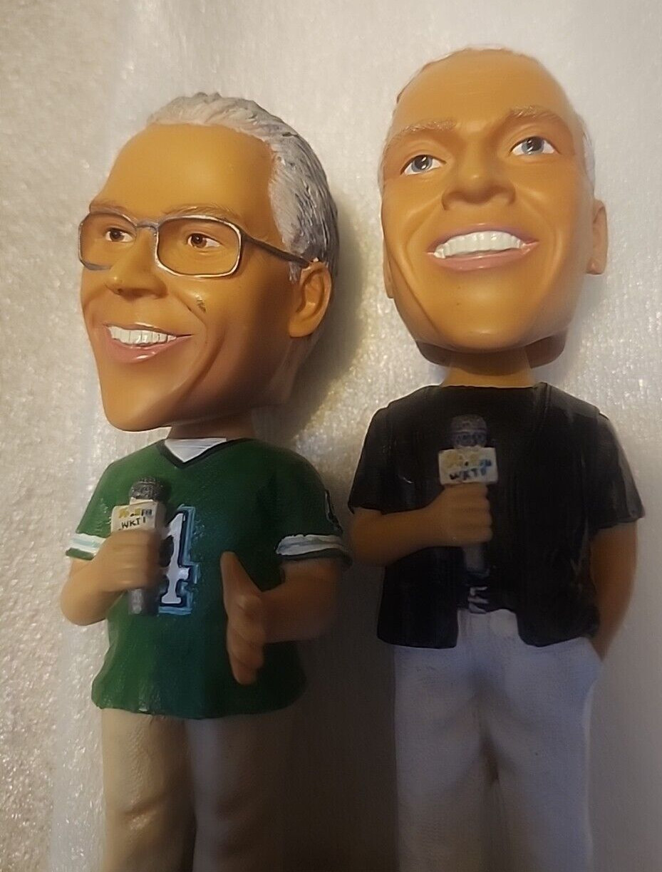 Milwaukee WI Radio Hosts Reitman and Mueller 94.5 WKTI FM SIGNED Bobblehead