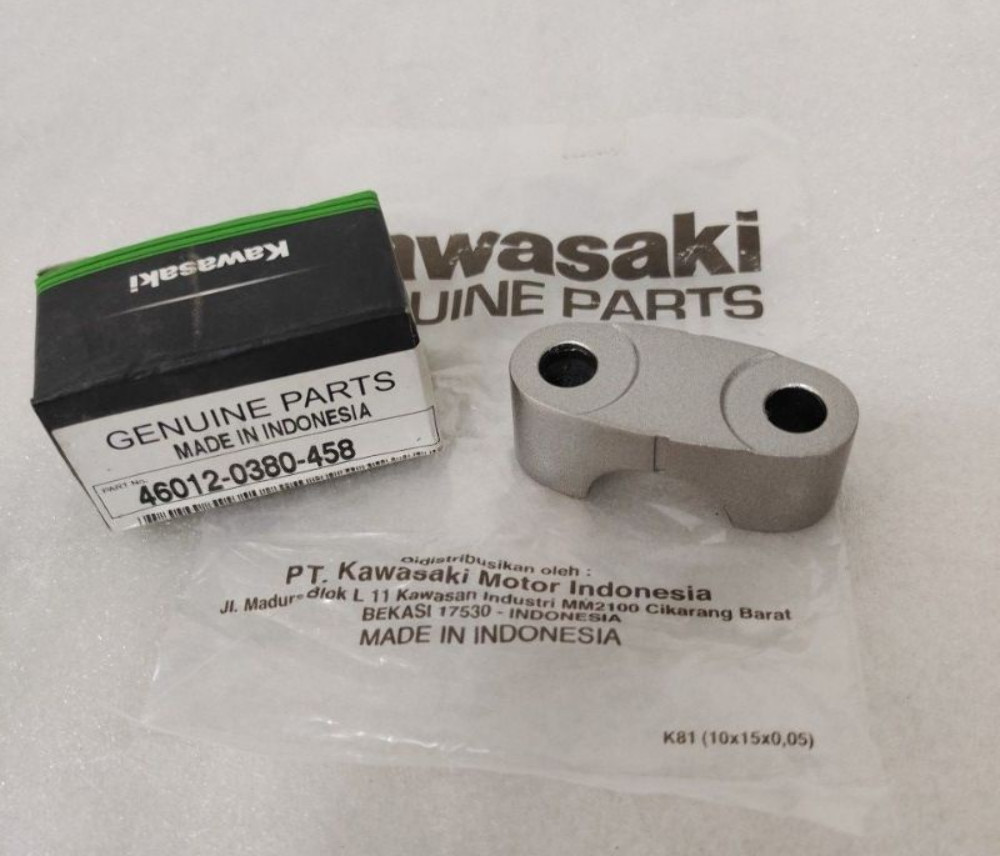 2015-2021 Kawasaki KLX150L KLX150BF OEM Upper Handlebar Holder 46012-0380-458