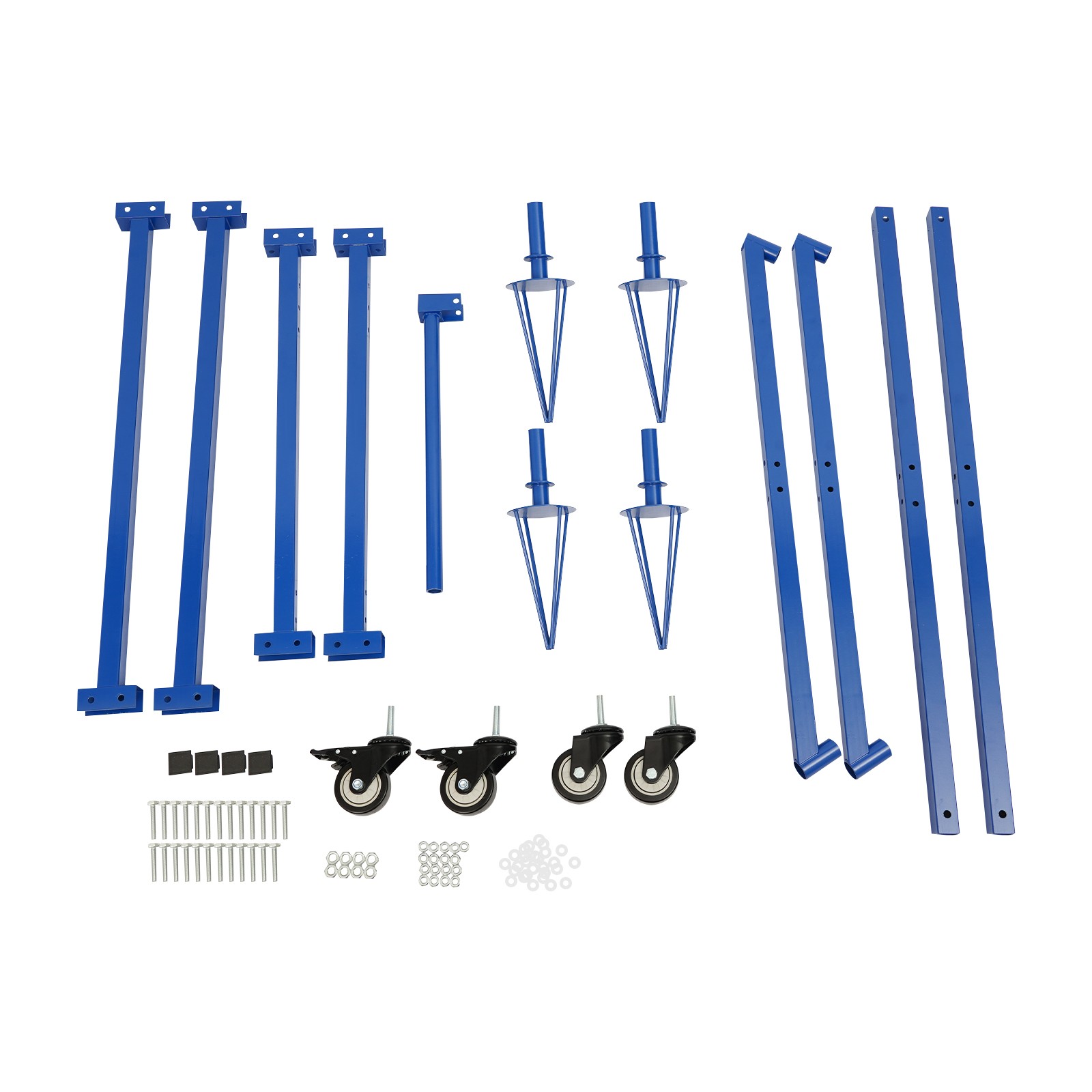 Mobile Wheel Panel Paint Stand Multi-function Paint Stand 4 Casters 2 With Brake