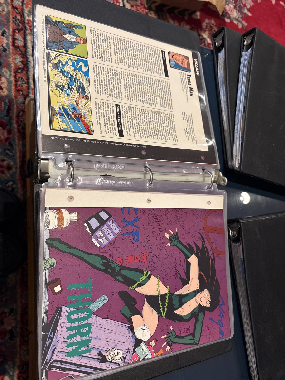 Comic Book Bio Binders