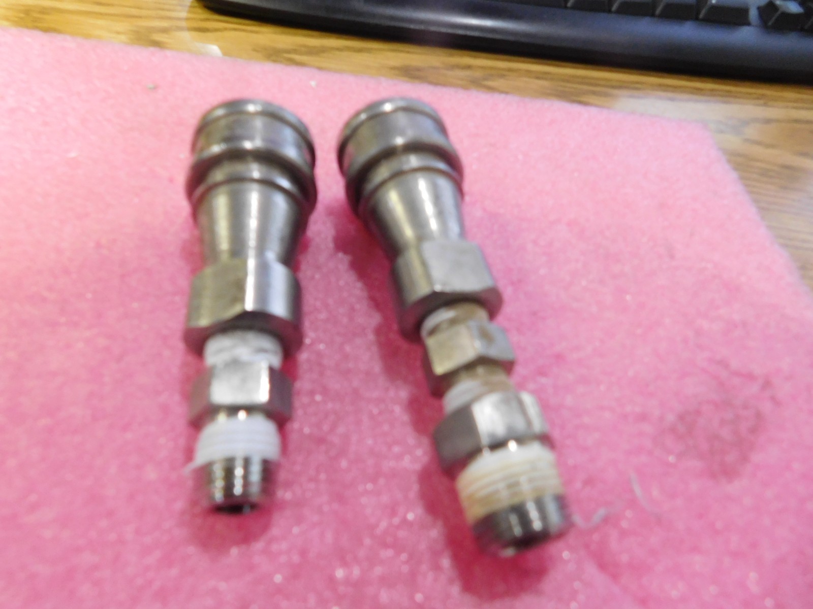 Lot of Tomco Model: THK2 Quick Disconnect  Couplers.   303 Stainless.  Qty. 2