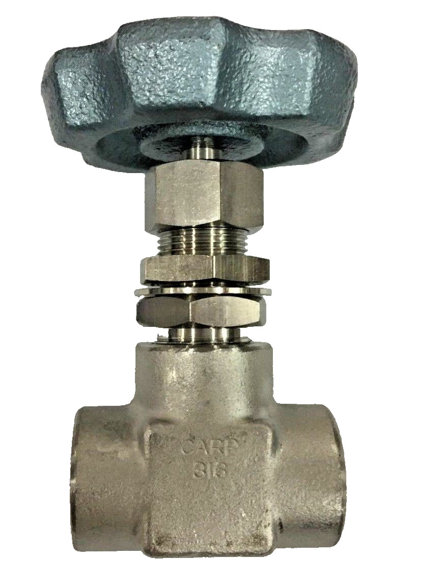 Fujikin International Inc. CARP SS 316 Needle Valve 1/4" NPTF  6000 psi 420 bar