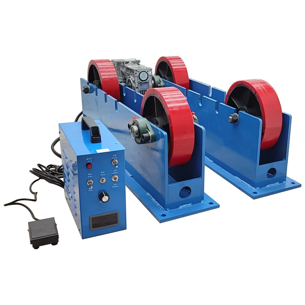 4400LB Adjustable Linkage Roller Welding Support Welding Tank Turning Rolls 110V