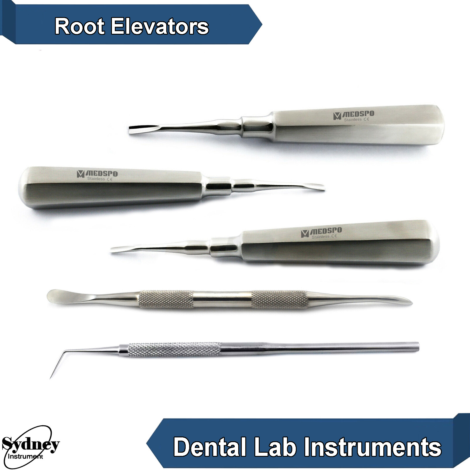 Dental Implant Elevators Oral Surgery Root Elevators Coupland & Hygiene Scaler