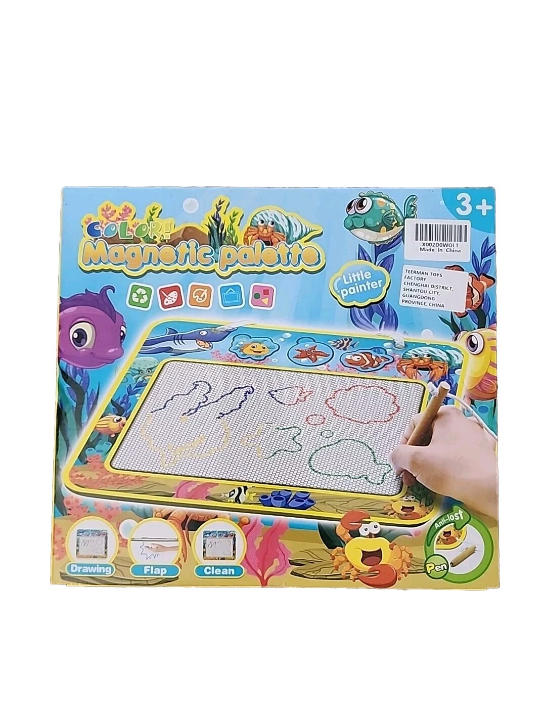 Color Magnetic Palette Drawing Little Painter Child Imagination STEAM