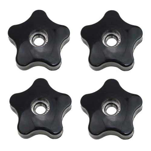 T-Track Knob Five-Star Thru Knob 5/16”-18 Thru Knob Star Knobs Threaded Knobs