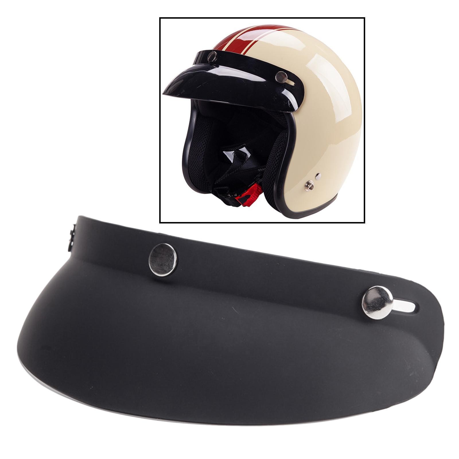 3 Peak Open Retro Motorcycle , Black