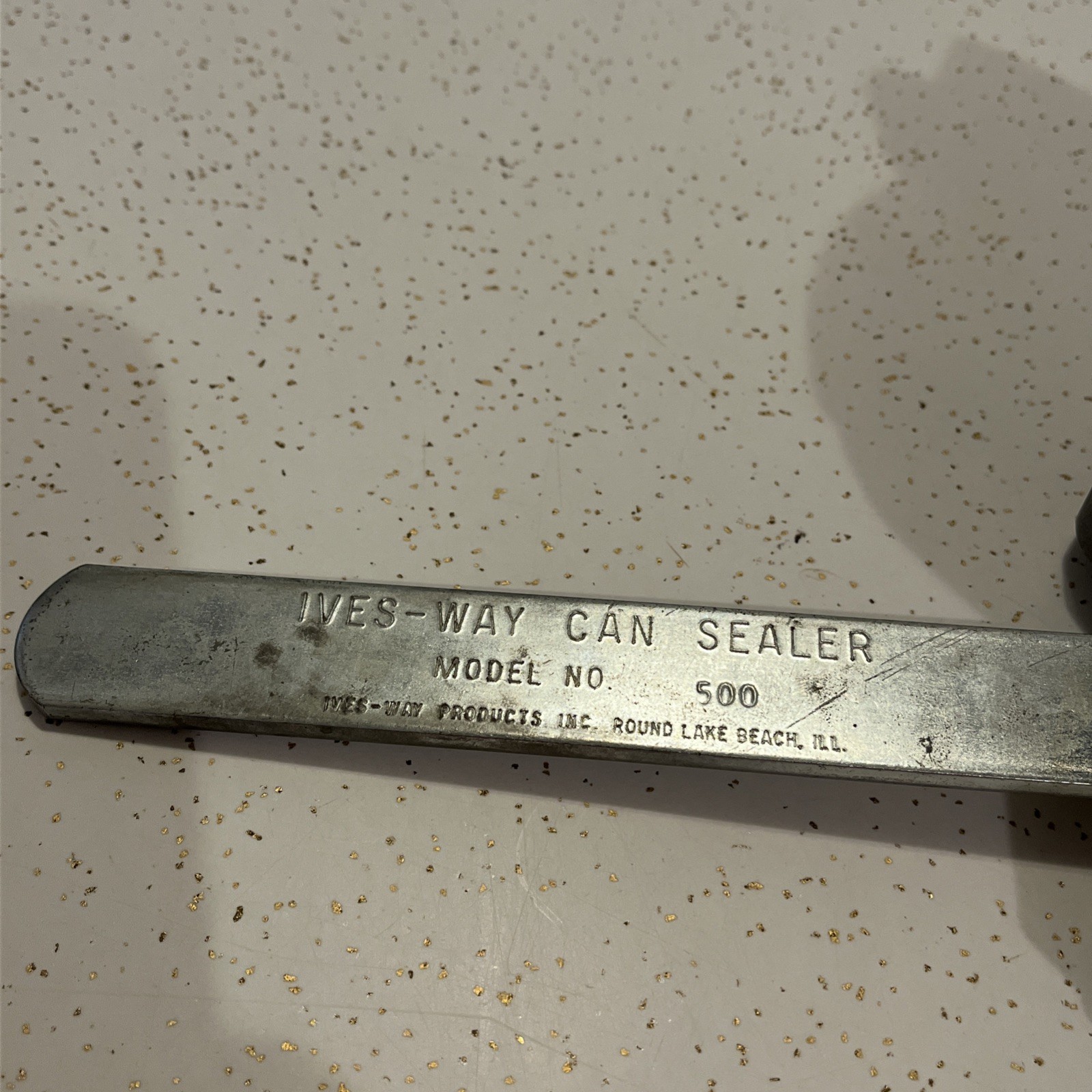 Vintage IVES WAY CAN SEALER-Bench Mount - Model 500-READ