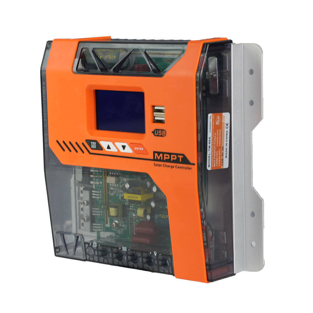 20/40/60Amp 12V/24V/36V/48V MPPT Solar Charge Controller Panel Battery Regulator
