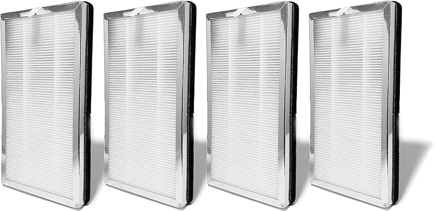 True HEPA Carbon Replacement Air Filter For Medify Purifier MA-15 MA-15R 4 Pks