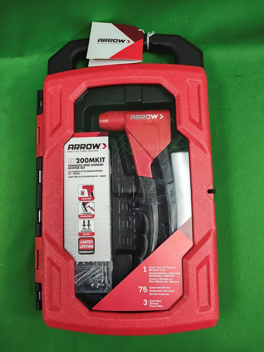 ARROW #RT200MKIT HEADLESS ONE HANDED RIVETER KIT NEW (F40030685)