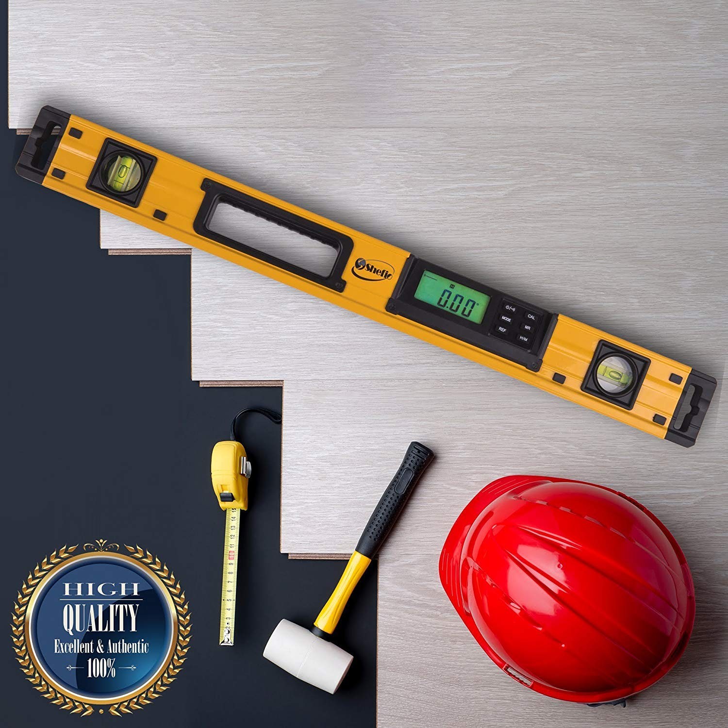 24 Inch Digital Level - Torpedo Level and Protractor - Smart Level Tool