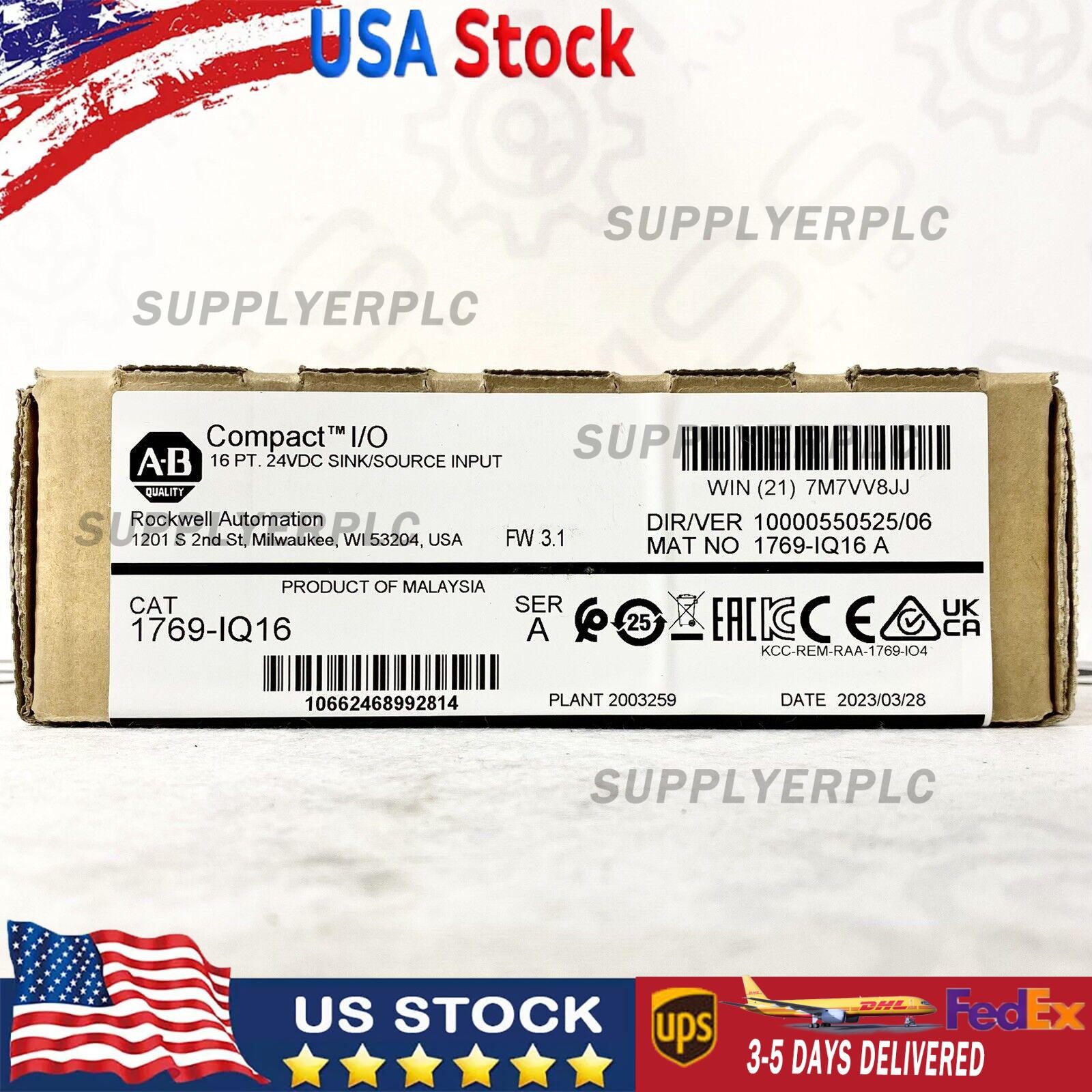 New Sealed Allen Bradley 1769-IQ16 Compact I/O Input Module FAST SHIPPING OEM