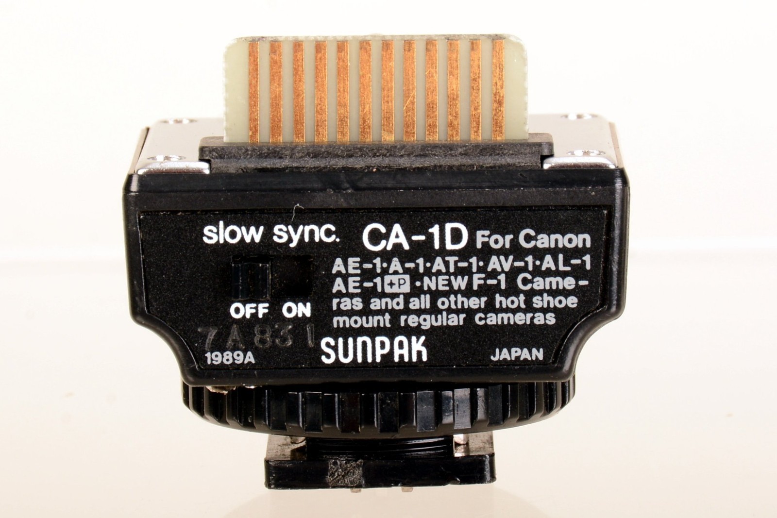 Sunpak Canon Module CA-1D for  Auto 322D, 333D, 422D, 444D flashes. Tested good.