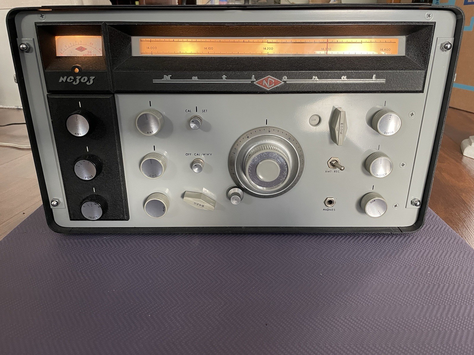 National NC-303 Receiver 160-10 meters, Fine Operational, UNTIL 4/25, $750